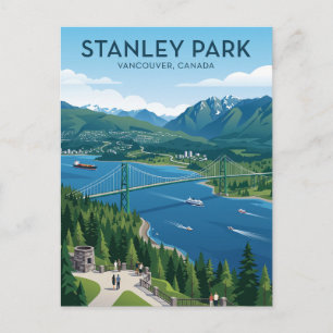 Prospect Point, Stanley Park Vancouver Canada Postcard