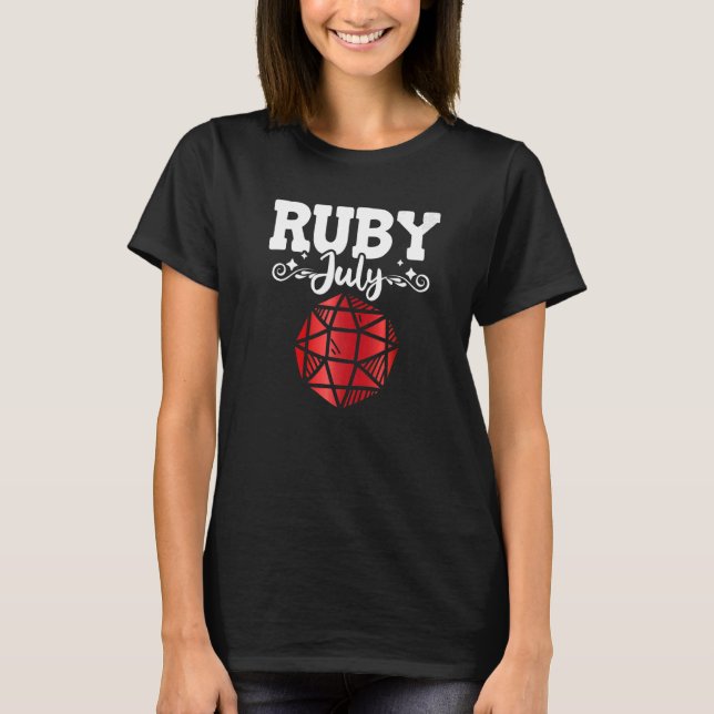 Prospecting Prospector Miner Mining Prospect Ruby  T-Shirt (Front)