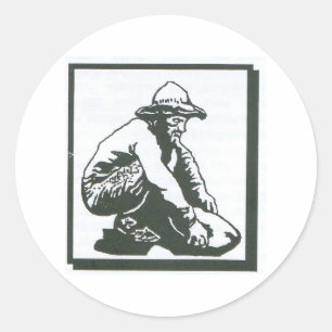 prospector classic round sticker