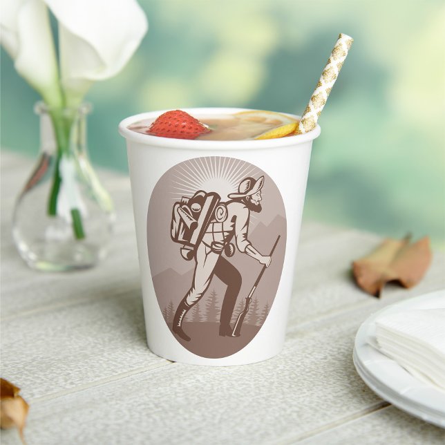 Prospector Miner Hiking Paper Cups (Creator Uploaded)