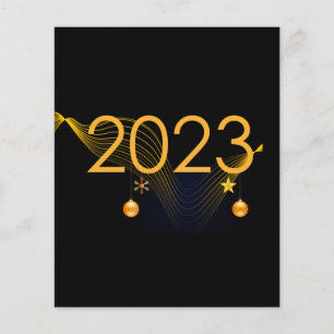 Prospectus 11,4 Cm X 14,2 Cm 2023 Black and Gold