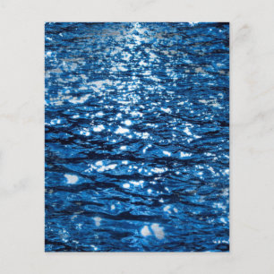 PROSPECTUS 11,4 CM X 14,2 CM 316143 BLUE OCEAN RIPPLES NATURE BEAUTY ARRIÈRE - 