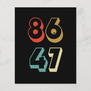 Prospectus 11,4 Cm X 14,2 Cm 8647 Ant-Trump