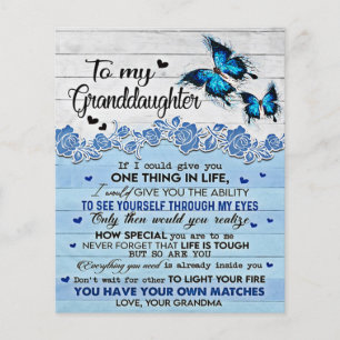 Prospectus 11,4 Cm X 14,2 Cm À Ma Fille Cadeau Papillon, Fille Anniversaire