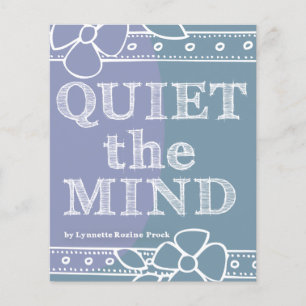 Prospectus 11,4 Cm X 14,2 Cm Annonce promotionnelle pour le livre Quiet The MIn
