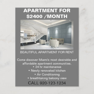 Prospectus 11,4 Cm X 14,2 Cm Appartement Sur Mesure Pour Location Immobilier Pr
