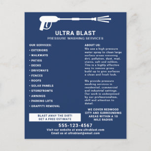 Prospectus 11,4 Cm X 14,2 Cm Arme à canon de lavage à pression Marine