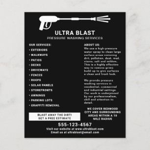 Prospectus 11,4 Cm X 14,2 Cm Arme à vaporisateur à eau à pression Noir