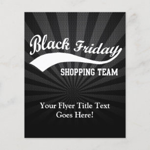 Prospectus 11,4 Cm X 14,2 Cm Black Friday Shopping Team