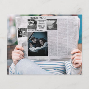 Prospectus 11,4 Cm X 14,2 Cm blague merci news flyer photo