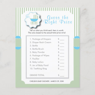 Prospectus 11,4 Cm X 14,2 Cm Bleu et Mint Green Buggy - Prix