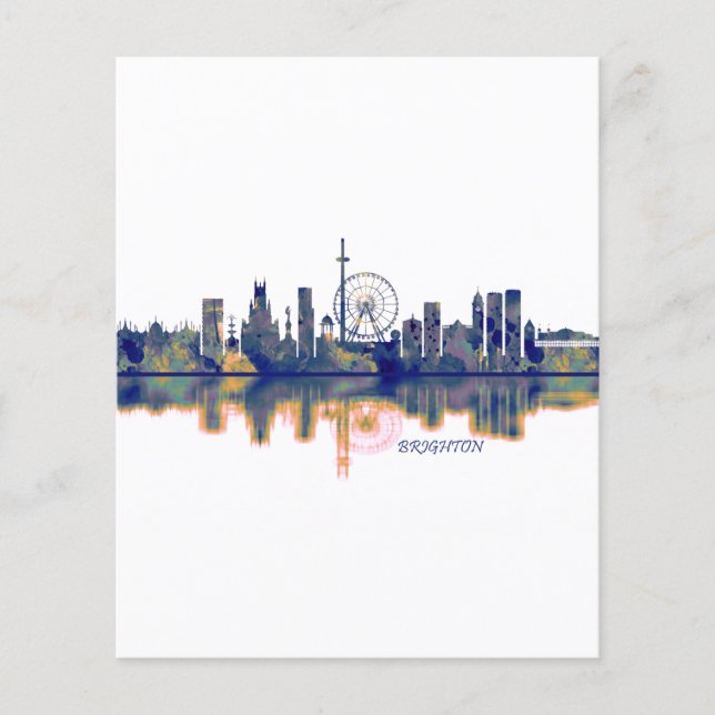 Prospectus 11,4 Cm X 14,2 Cm Brighton Skyline (Devant)