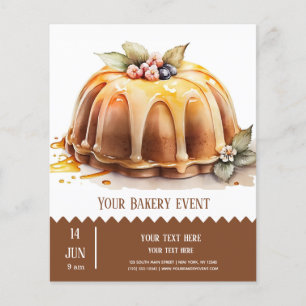 Prospectus 11,4 Cm X 14,2 Cm Brochure de boulangerie