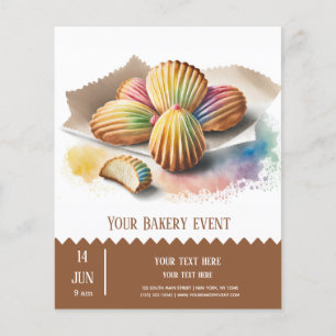 Prospectus 11,4 Cm X 14,2 Cm Brochure de boulangerie