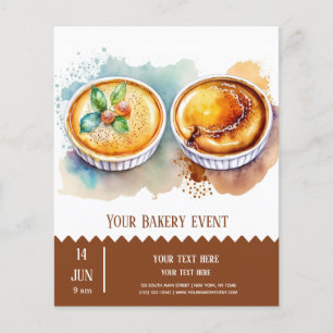 Prospectus 11,4 Cm X 14,2 Cm Brochure de boulangerie