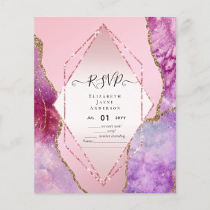 Prospectus 11,4 Cm X 14,2 Cm Budget AGATE PAILLETTE RSVP