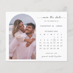 Prospectus 11,4 Cm X 14,2 Cm BUDGET Arch photo du calendrier Enregistrer la dat