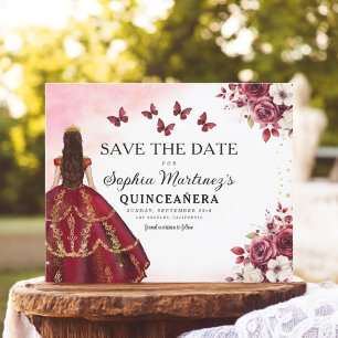 Prospectus 11,4 Cm X 14,2 Cm Budget Bourgogne Enregistrer la date Anniversaire
