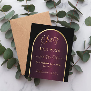 Prospectus 11,4 Cm X 14,2 Cm Budget de 60e anniversaire de la Bourgogne noire e