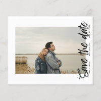 budget enregistrer la date Bordure Photo simple