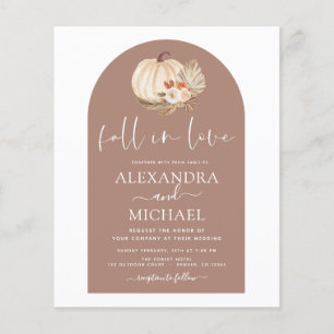 Prospectus 11,4 Cm X 14,2 Cm Budget Fall in Love Mariage Terracotta