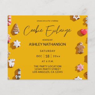 Prospectus 11,4 Cm X 14,2 Cm Budget Gingerbread Holiday Cookie Exchange Party