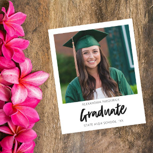 Prospectus 11,4 Cm X 14,2 Cm Budget Instantané Photo Blanc 2 Annonce de Diplôme