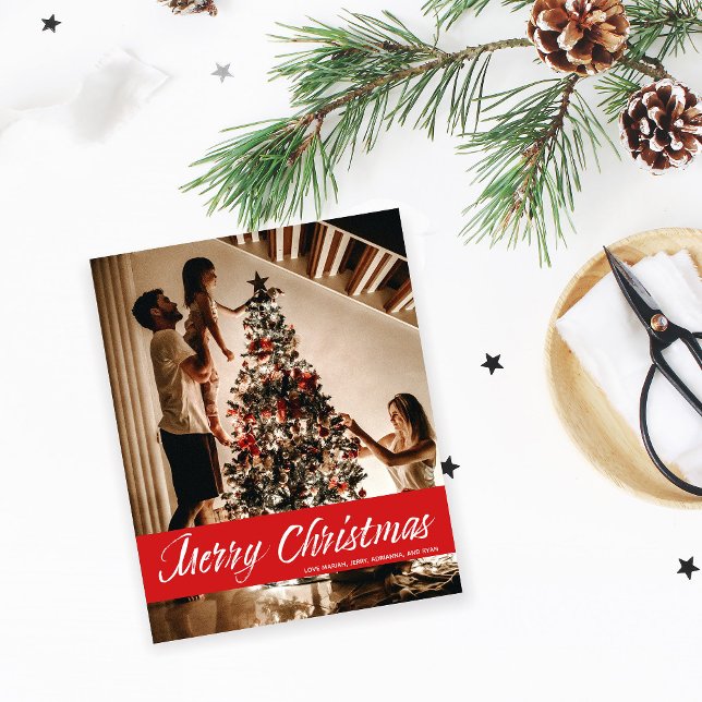 Prospectus 11,4 Cm X 14,2 Cm Budget Joyeux Noël écriture manuscrite et circulai (Créateur téléchargé)