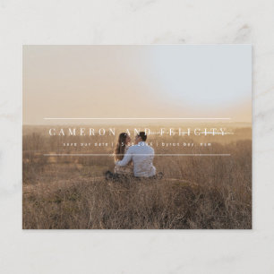 Prospectus 11,4 Cm X 14,2 Cm Budget minimaliste arche moderne photo Enregistrer