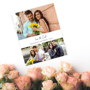 Prospectus 11,4 Cm X 14,2 Cm Budget MOD Para Photo Trio H Enregistrer la date