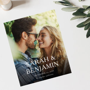 Prospectus 11,4 Cm X 14,2 Cm Budget Moderne M Photo Chic vertical Enregistrer l