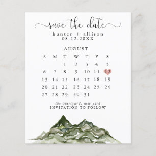 Prospectus 11,4 Cm X 14,2 Cm Budget Mountain Enregistrer le prospectus Calendri