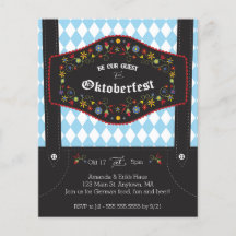 Budget Oktoberfest, Octoberfest Party Invitation F