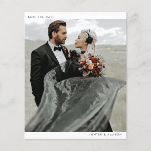 Prospectus 11,4 Cm X 14,2 Cm Budget Photo Enregistrer la Date