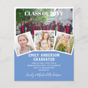 Prospectus 11,4 Cm X 14,2 Cm BUDGET Photo GRADUM Invitation Faire-part MerciU
