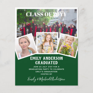 Prospectus 11,4 Cm X 14,2 Cm BUDGET Photo GRADUM Invitation Faire-part MerciU