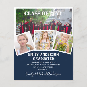 Prospectus 11,4 Cm X 14,2 Cm BUDGET Photo GRADUM Invitation Faire-part MerciU