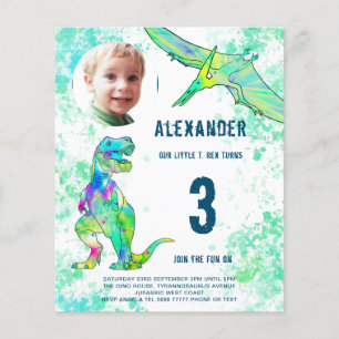 Prospectus 11,4 Cm X 14,2 Cm Budget pour une fête d'anniversaire sur le thème d
