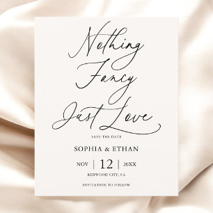 Prospectus 11,4 Cm X 14,2 Cm Budget Rien De Fancy Mariage Script Enregistrer La