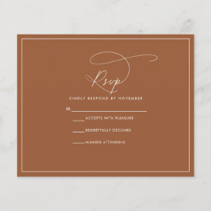 Prospectus 11,4 Cm X 14,2 Cm Budget Terracotta RSVP