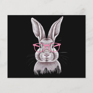Prospectus 11,4 Cm X 14,2 Cm Cadeaux de famille mignons de lapin drôle de Pâque