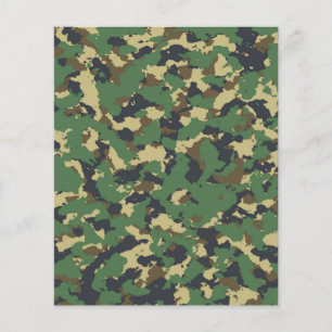 Prospectus 11,4 Cm X 14,2 Cm Camo vert