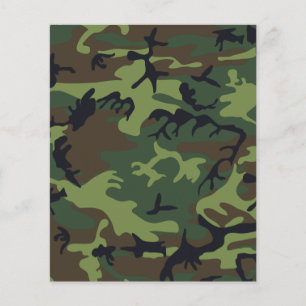Prospectus 11,4 Cm X 14,2 Cm Camouflage boisé II