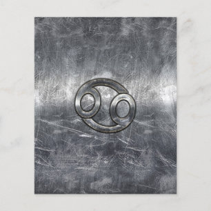 Prospectus 11,4 Cm X 14,2 Cm Cancer Zodiac Connexion de style industriel
