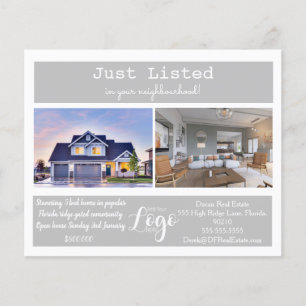 Prospectus 11,4 Cm X 14,2 Cm Carte postale Marketing immobilier