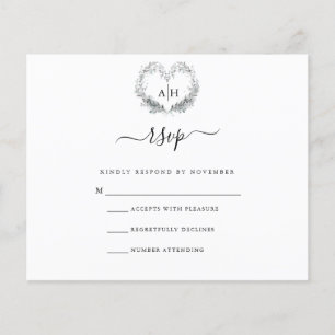 Prospectus 11,4 Cm X 14,2 Cm Carte RSVP de gel budgétaire