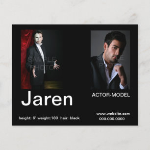 Prospectus 11,4 Cm X 14,2 Cm Cartes Comp Abordables Pour Acteur
