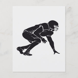 Prospectus 11,4 Cm X 14,2 Cm Centre américain de football