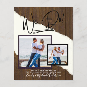 Prospectus 11,4 Cm X 14,2 Cm C'Est Ce Que Nous Faisons ! Budget des invitations