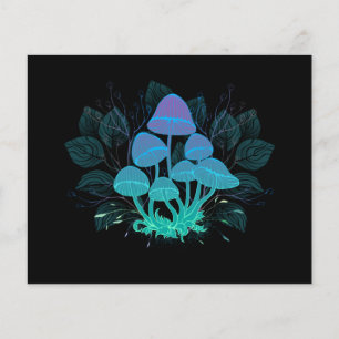 Prospectus 11,4 Cm X 14,2 Cm Champignons dans les buissons